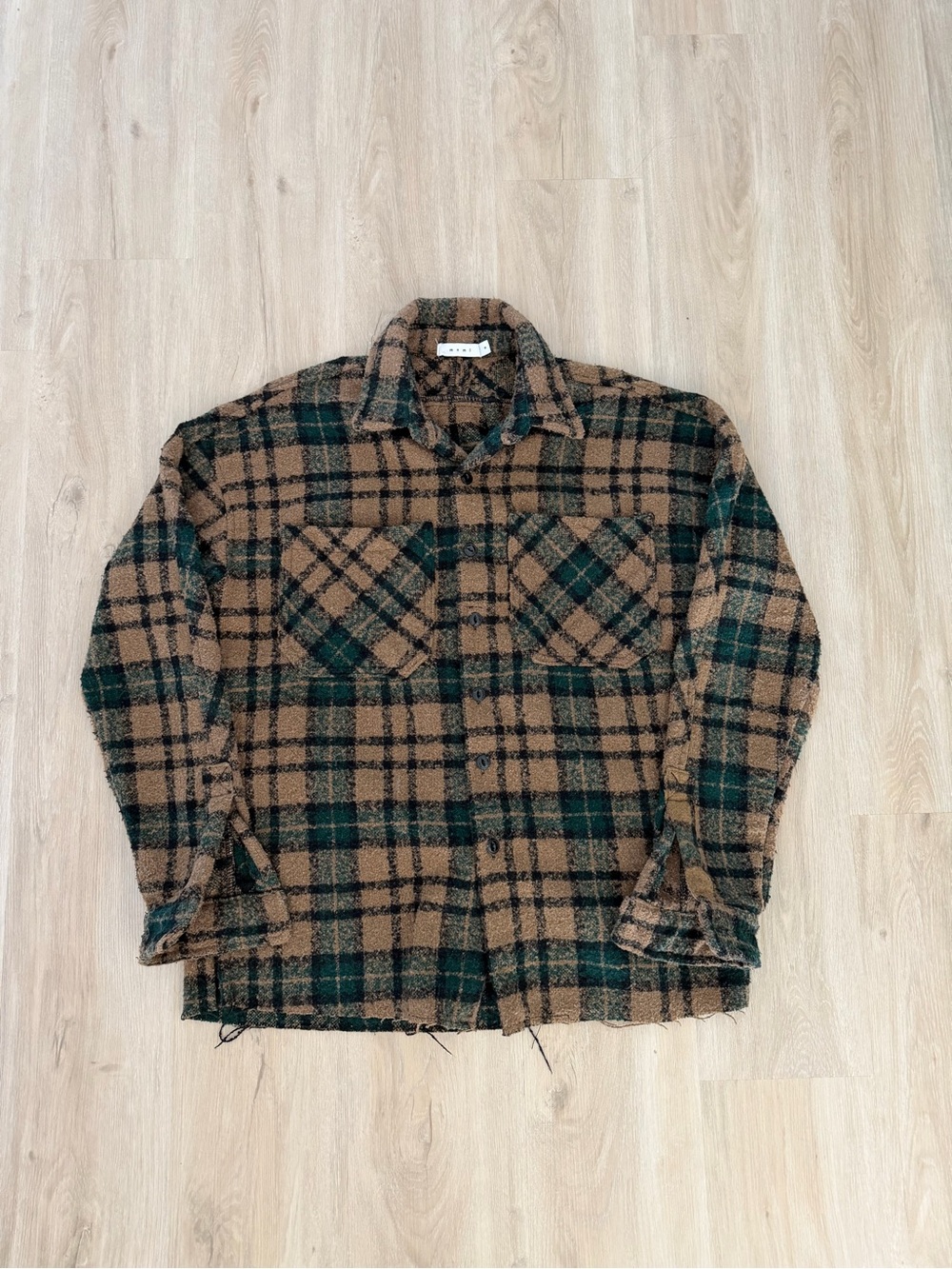 MNML Heavyweight Woven Flannel Size Men's Medium
